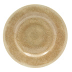Gibson Home Casper Court 16-Piece Melamine Dinnerware Set – Reactive Glaze Look - Service for - Beige