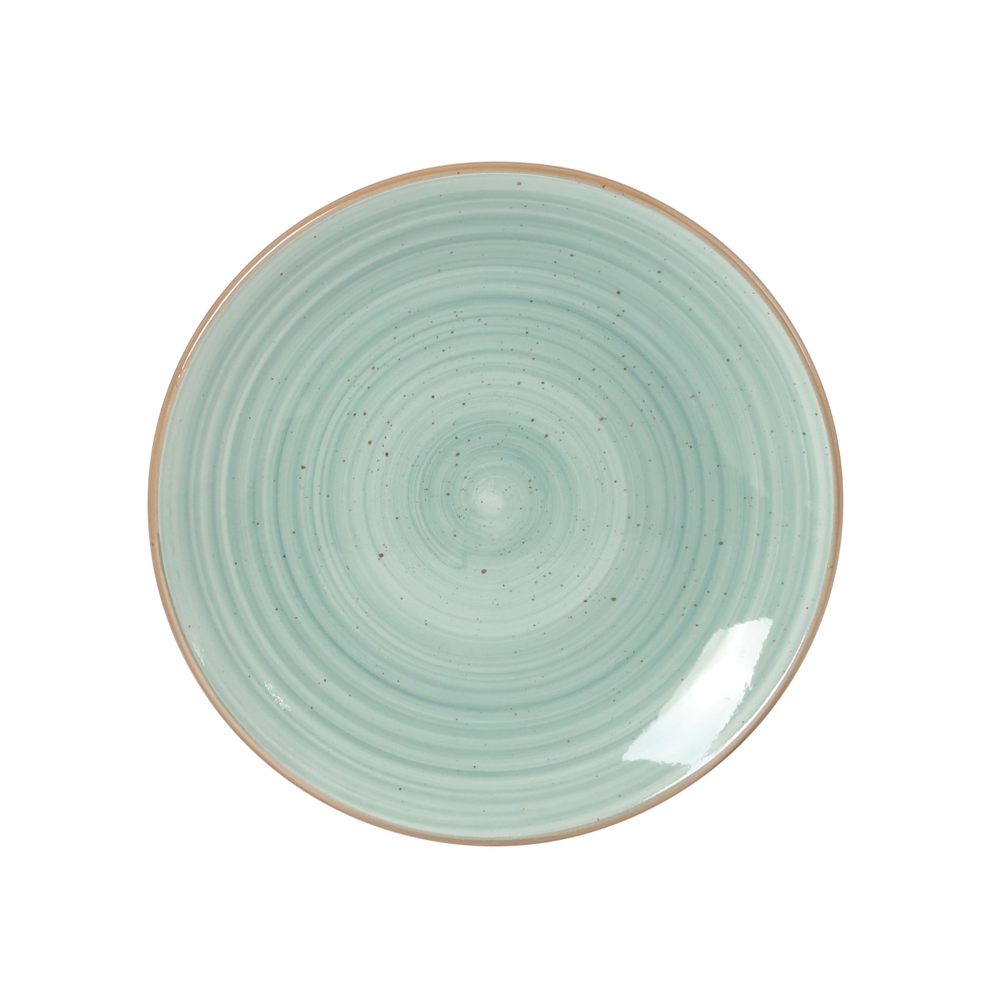 Gibson Home Stonebury 16 Piece Plates and Bowls Assorted Color Dishes - Handpainted Stoneware Dinnerware Set - Service for 4