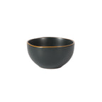 Gibson Home Hazeltine 12-Piece Matte Black Ceramic Dinnerware Set