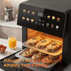 Rocyis Air Fryer Convection Oven with 12-in-1 Multi Function, Visible Window and Touchscreen