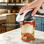 Electric Can Opener, One-Touch Automatic, Cordless Rechargeable, Hands-Free Kitchen Gadget, Smooth Edge Cutter