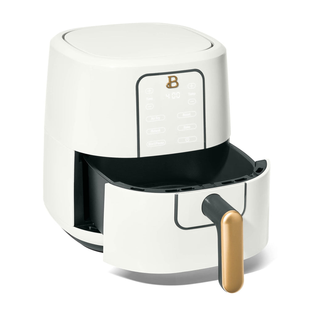 Beautiful 3QT Air Fryer with TurboCrisp Technology, White Icing by Drew Barrymore