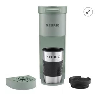 Keurig K-Mini Go Single-Serve K-Cup Pods Coffee Maker Sage