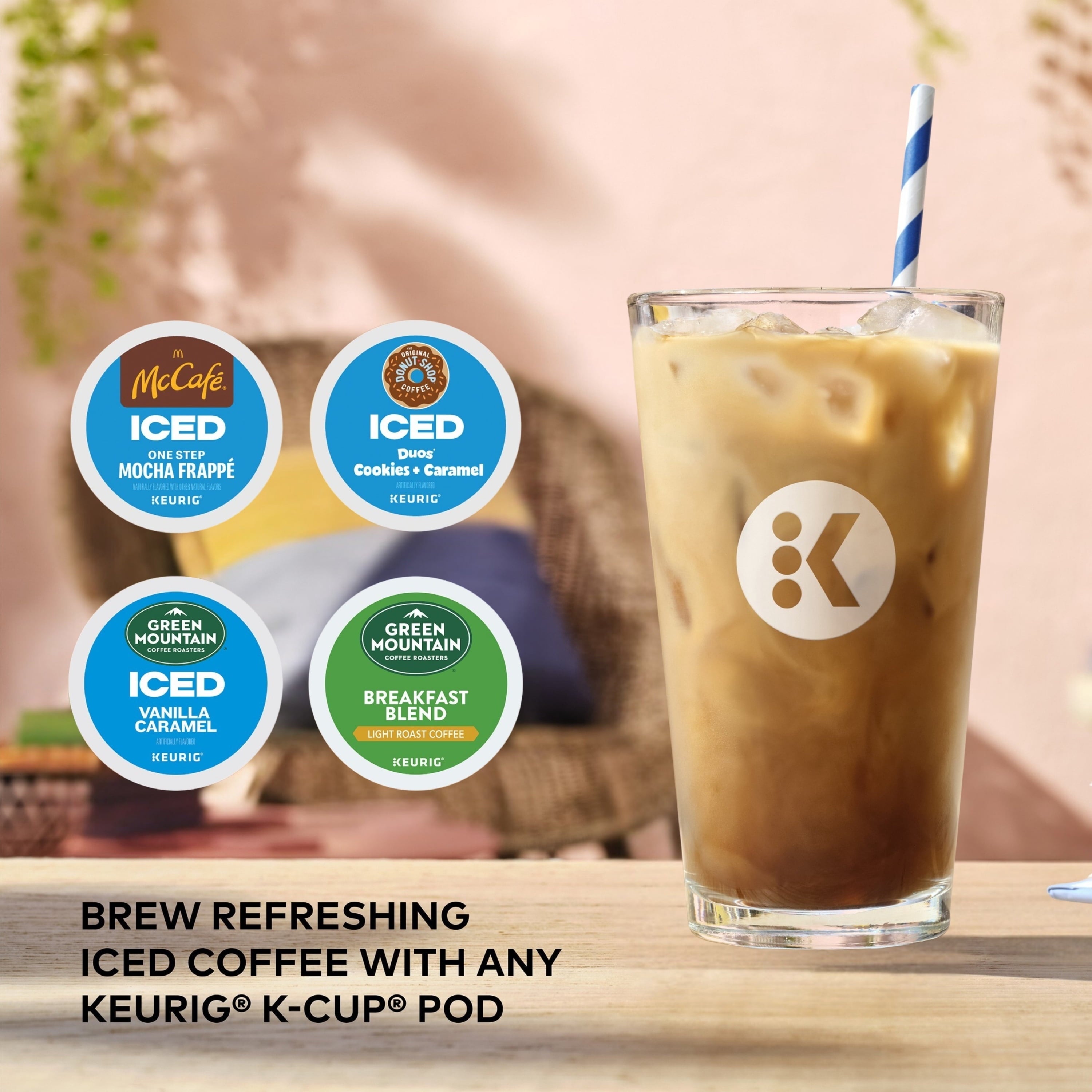 Keurig K-Express Essentials Plus, Iced and Hot Single-Serve K-Cup Pod Coffee Maker, Black