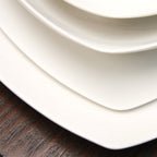 Gibson Hagen 30 Piece Porcelain Dinnerware White Set