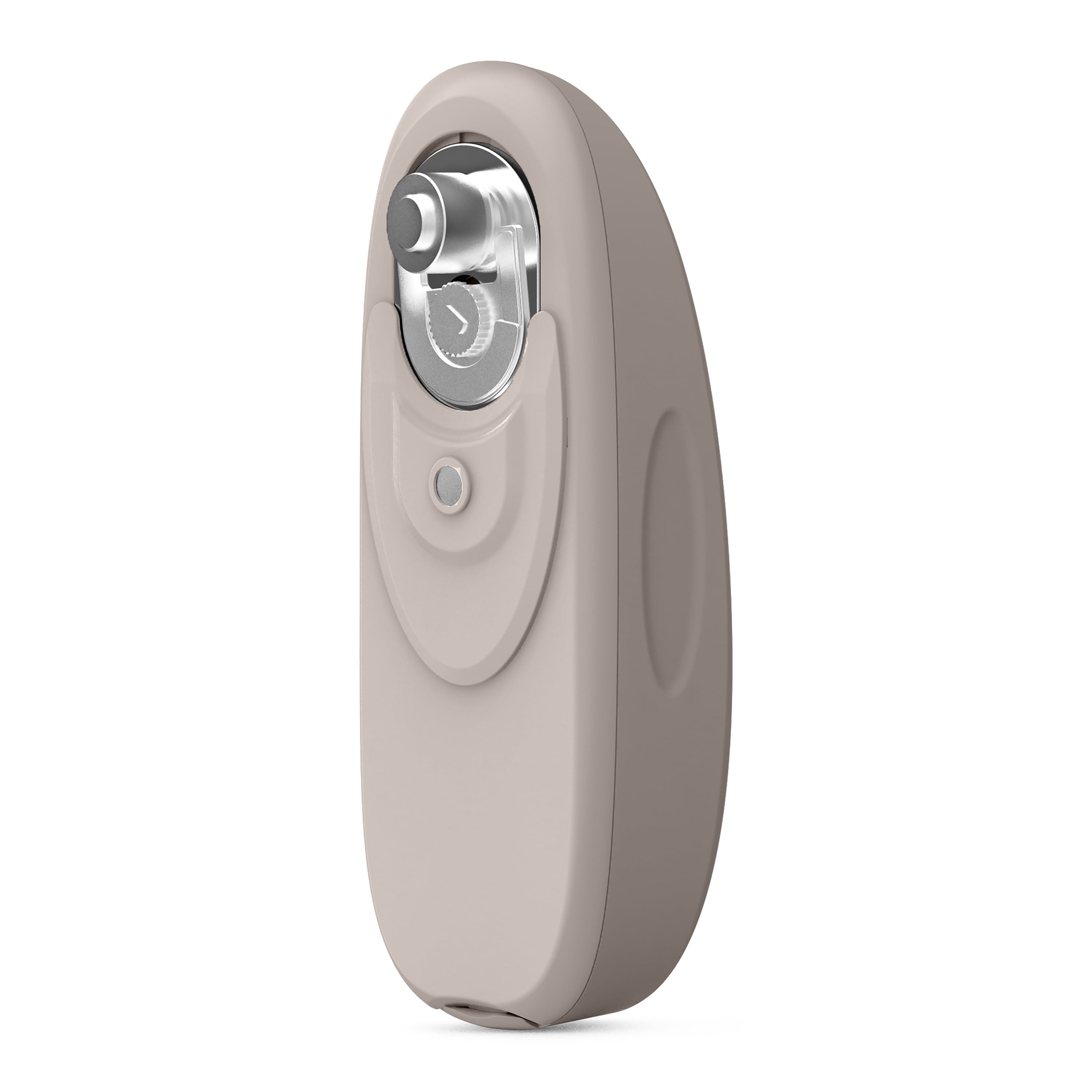 Beautiful Hands-Free Battery Operated Electric Can Opener, Porcini Taupe by Drew Barrymore