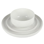 Gibson Home Modern Dining Kitchen Dinner Dishes - Rothenberg Porcelain 18 Piece Set, Service for 6