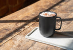 Ember Temperature Control Smart Mug 2, 14 oz, Black, Up To 1.5-hr Battery Life - App Controlled Heated Coffee/Tea Mug - Improved Design