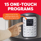 Instant Pot 6Qt Duo Plus 9-in-1 Multicooker, Pressure Cooker, Slow Cook, Rice Maker, Steamer, Sauté, Yogurt, Warmer & Sterilizer, Stainless Steel, 6 Quarts