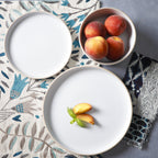 Gibson Home Everyday Essential White Dinnerware Set, 12-Piece Set