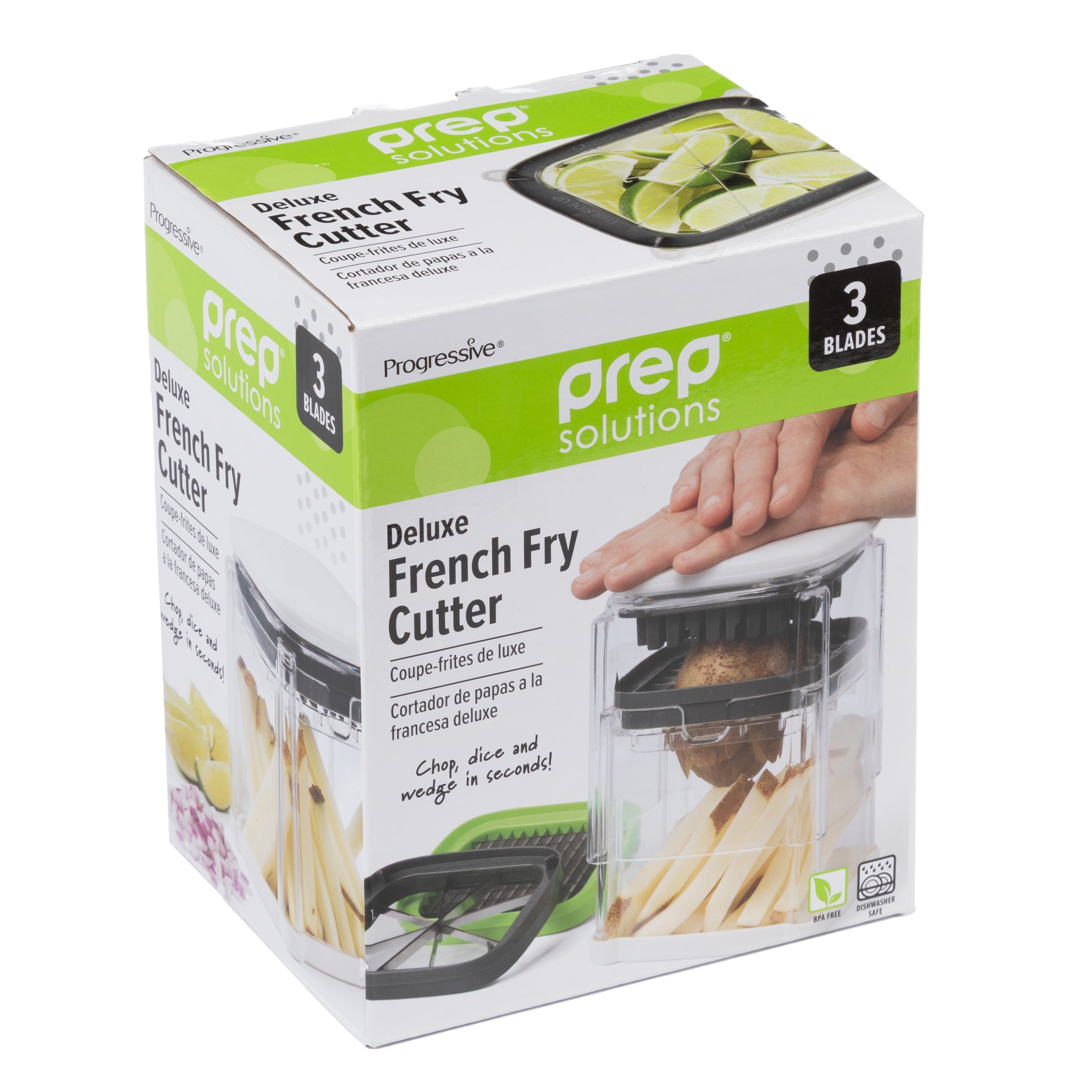 Prep Solutions 3-in-1 Deluxe French Fry Cutter