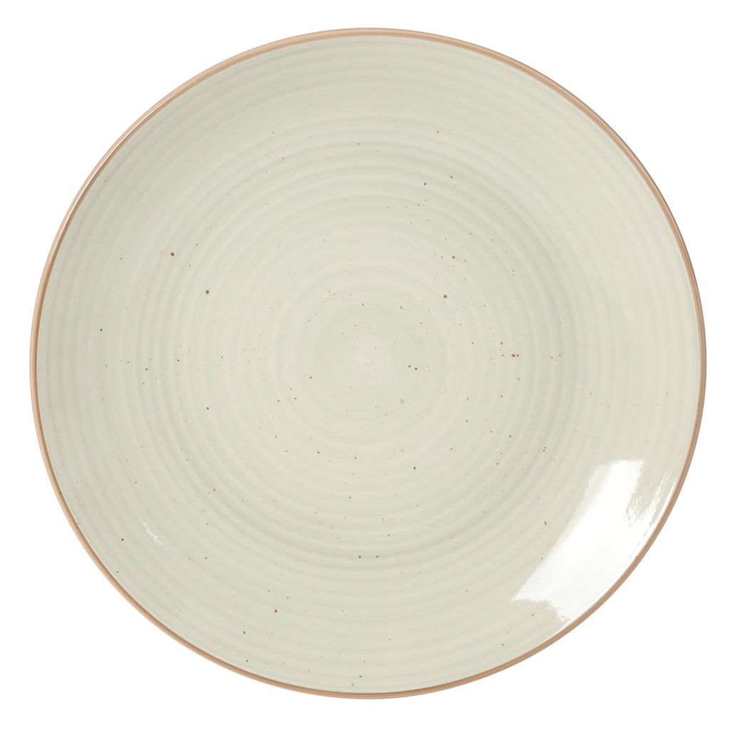 Gibson Home Stonebury 16 Piece Plates and Bowls Assorted Color Dishes - Handpainted Stoneware Dinnerware Set - Service for 4