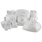 Gibson Hagen 30 Piece Porcelain Dinnerware White Set
