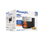 PowerXL 6.3 Quart AirMax Air Fryer Oven with Four Presets and Compact Two-Tier Design, 450F Maximum Temperature, No Preheat Needed