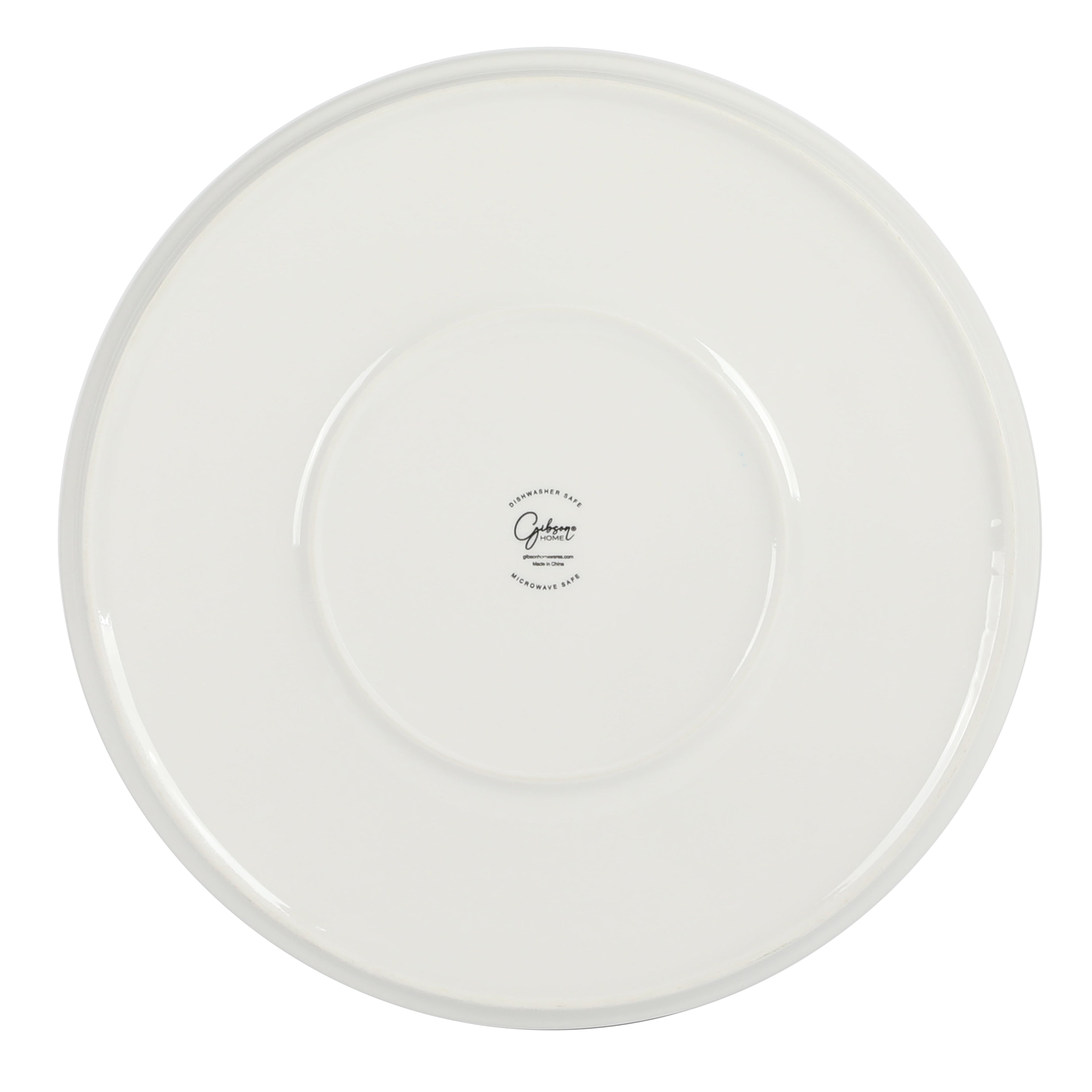 Gibson Home Rothenberg 16-Piece White Fine Ceramic Dinnerware Set