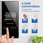 Smart Food Scale with Nutritional Calculator App, Digital Kitchen Food Scale 11lb, Calorie Scale for Weight Loss and Meal Prep with Tare Function