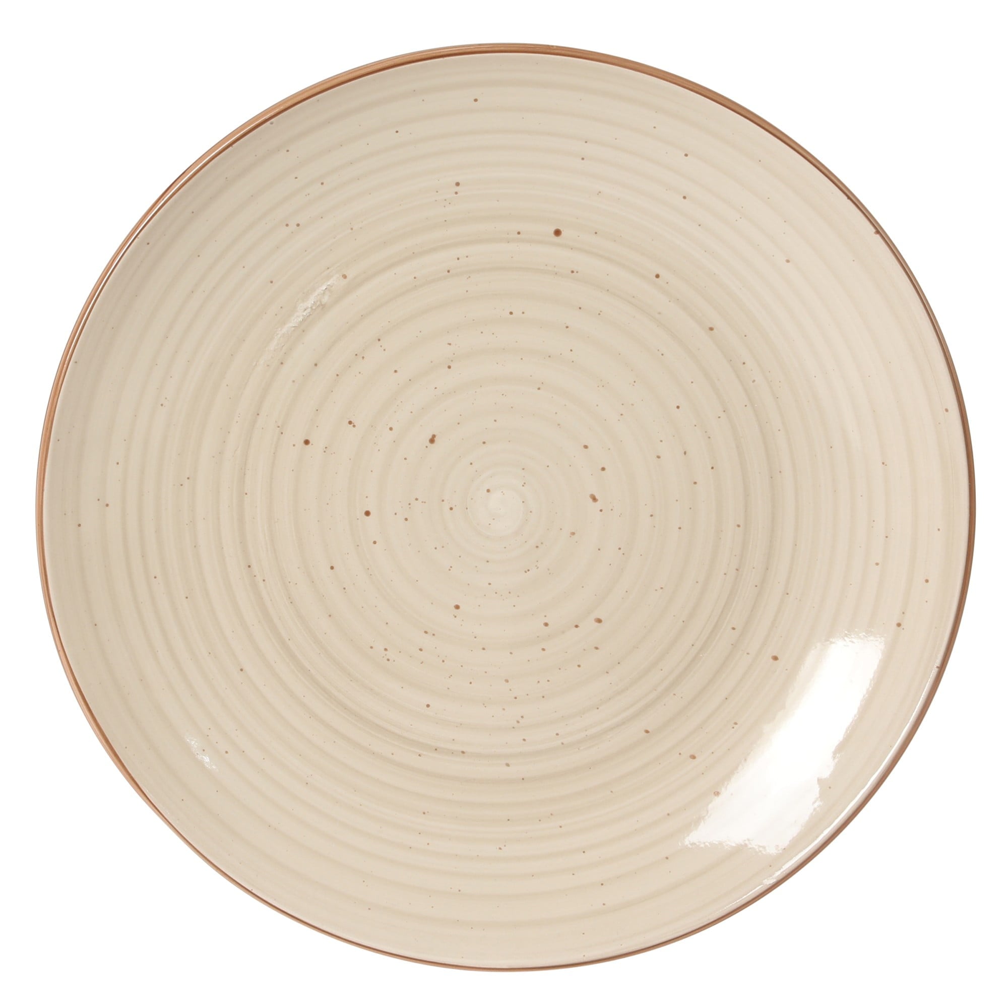 Gibson Home Stonebury 16 Piece Plates and Bowls Assorted Color Dishes - Handpainted Stoneware Dinnerware Set - Service for 4