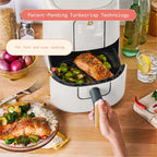 Beautiful 3QT Air Fryer with TurboCrisp Technology, White Icing by Drew Barrymore