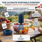 Pure pod Produce Cleaner - Portable Fruit and Vegetable Washing Machine, IPX7 Waterproof Cordless Device for Berries&Meat,OH-ion Food Purifier for Deep Cleaning ,Stainless steel electrode