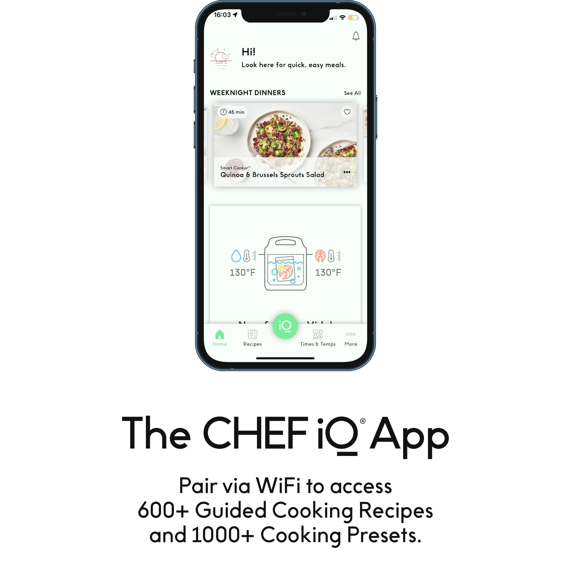 CHEF iQ Multi-Function Smart Cooker w/ 10 Functions and Built-in Scale - Black