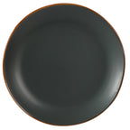 Gibson Home Hazeltine 12-Piece Matte Black Ceramic Dinnerware Set
