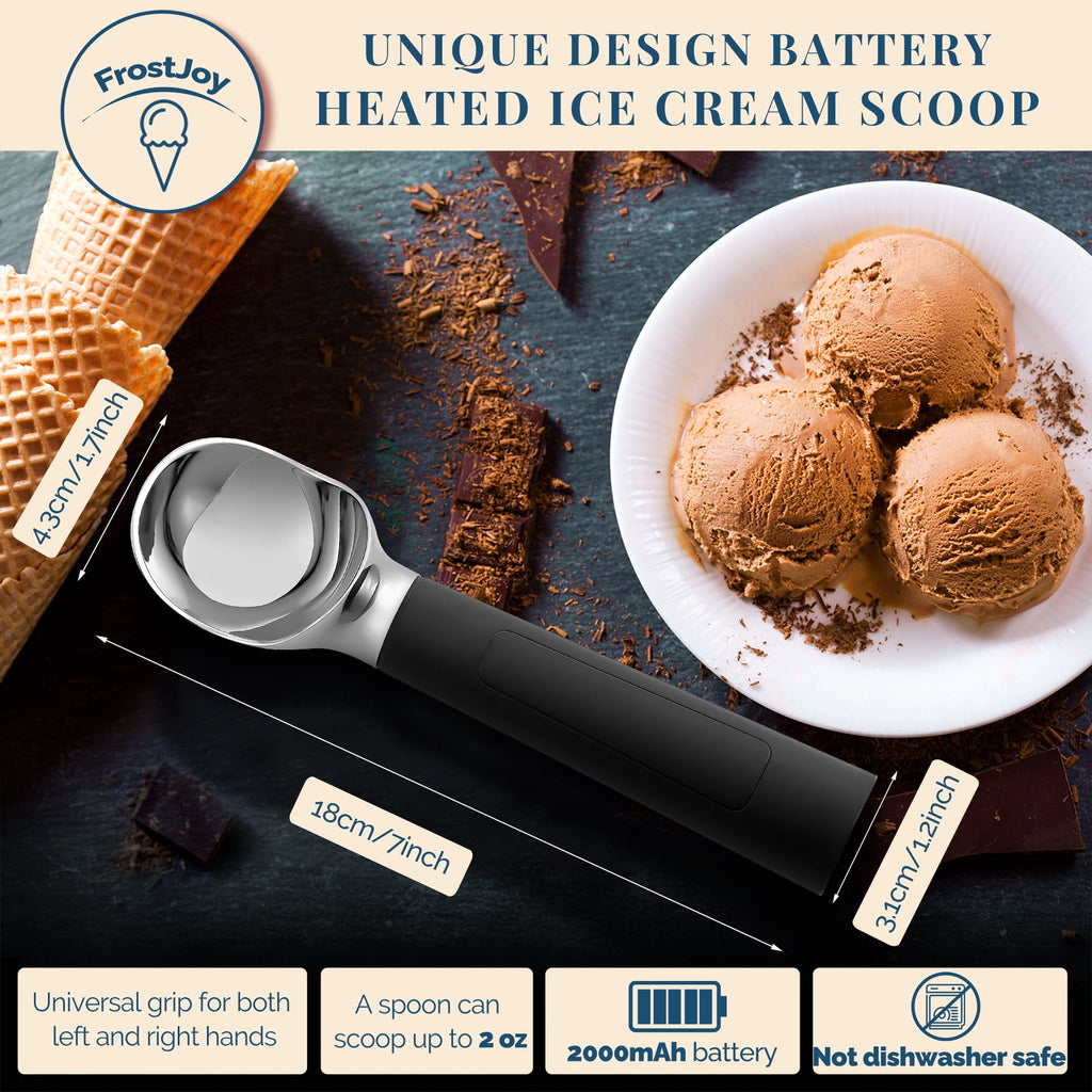 Heated USB Rechargeable Electric Ice Cream Scoop