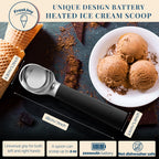 Heated USB Rechargeable Electric Ice Cream Scoop