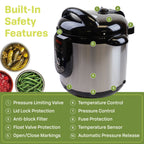 NESCO® 9.5 Quart Electric Pressure Canner, Digital Pressure Cooker and Canning Pot, Equipment for Canning Meat and Vegetables