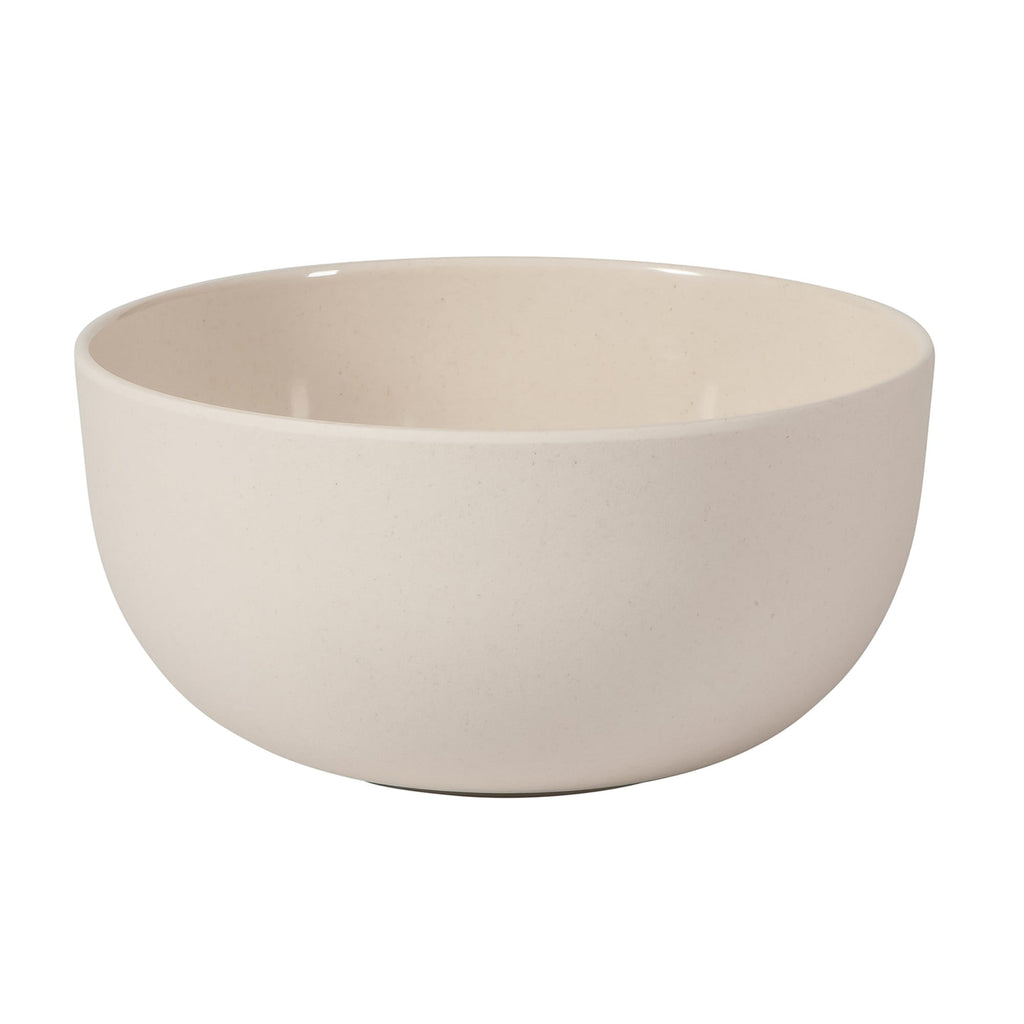 Gibson Home Candy Skies 12 Piece Unbreakable Wheat Straw Melamine Plates and Bowls Dinnerware Set - Outdoor, Camping, & Everyday Use - Matte Exterior/Shiny Interior Taupe Cream
