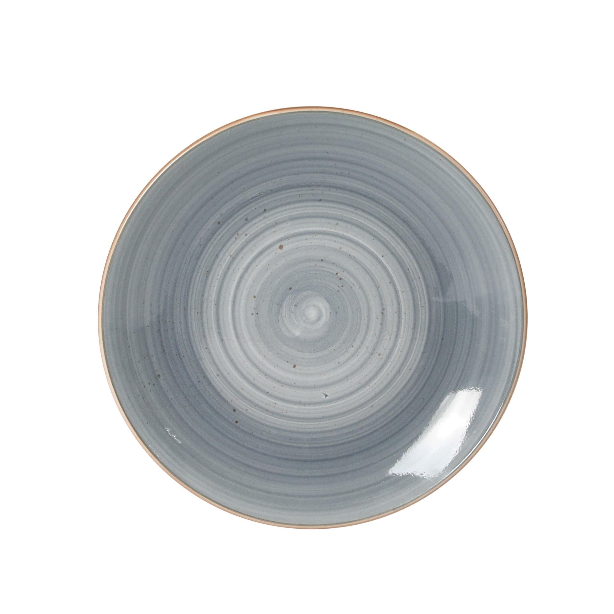 Gibson Home Stonebury 16 Piece Plates and Bowls Assorted Color Dishes - Handpainted Stoneware Dinnerware Set - Service for 4