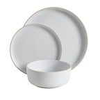Gibson Home Everyday Essential White Dinnerware Set, 12-Piece Set