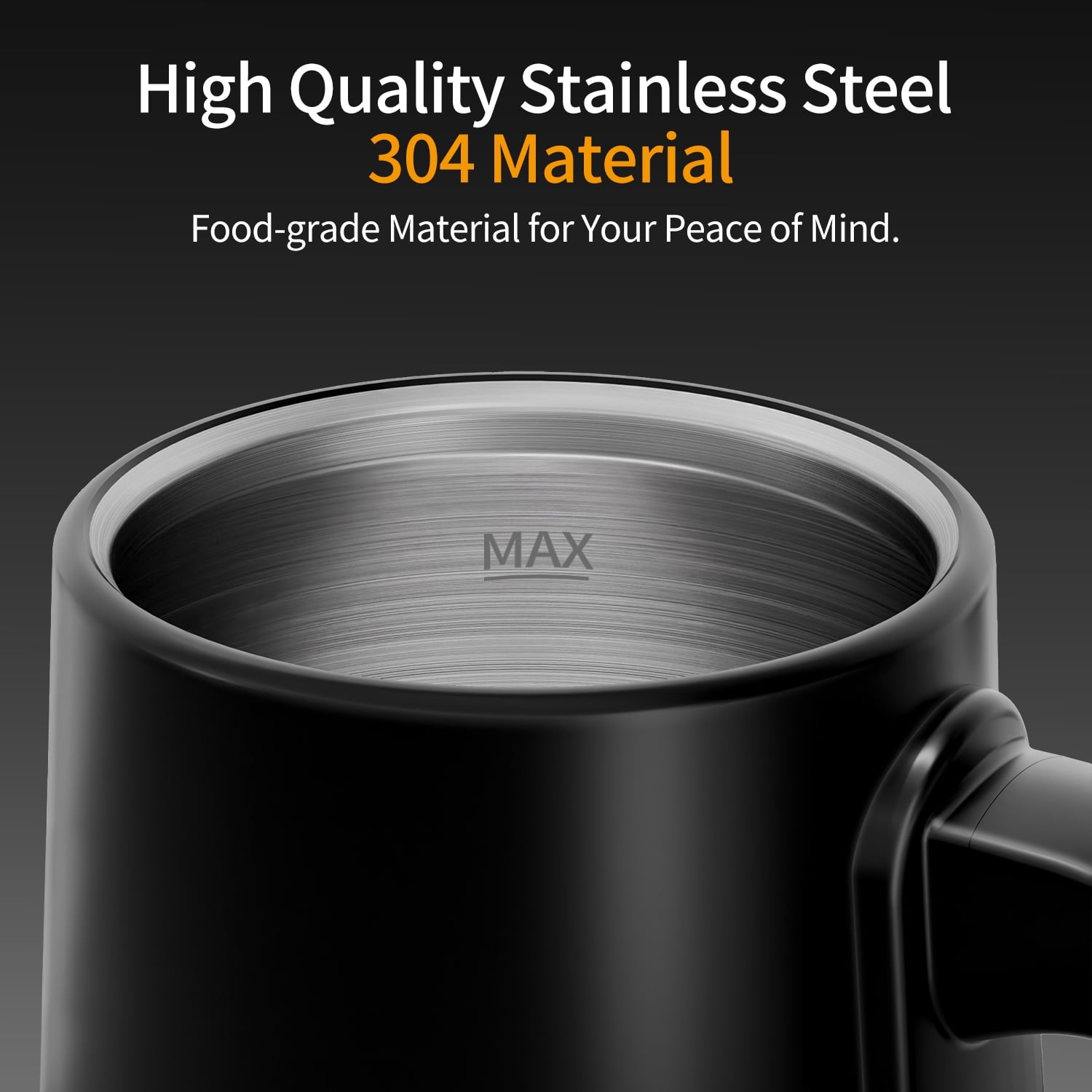 TINANA Gooseneck Electric Kettle, 5 Preset Temp Control, ±1℉ Precision, 1.0L Pour Over Kettle for Coffee & Tea, Stainless Steel Interior, 1200W, Black