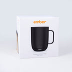 Ember Temperature Control Smart Mug 2, 14 oz, Black, Up To 1.5-hr Battery Life - App Controlled Heated Coffee/Tea Mug - Improved Design
