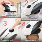 YARRAMATE Electric Can Opener, One-Touch Rechargeable Automatic Can Opener Fits All Cans Sizes-Smooth Edge for Kitchen with Storage Bag Portable for Travel