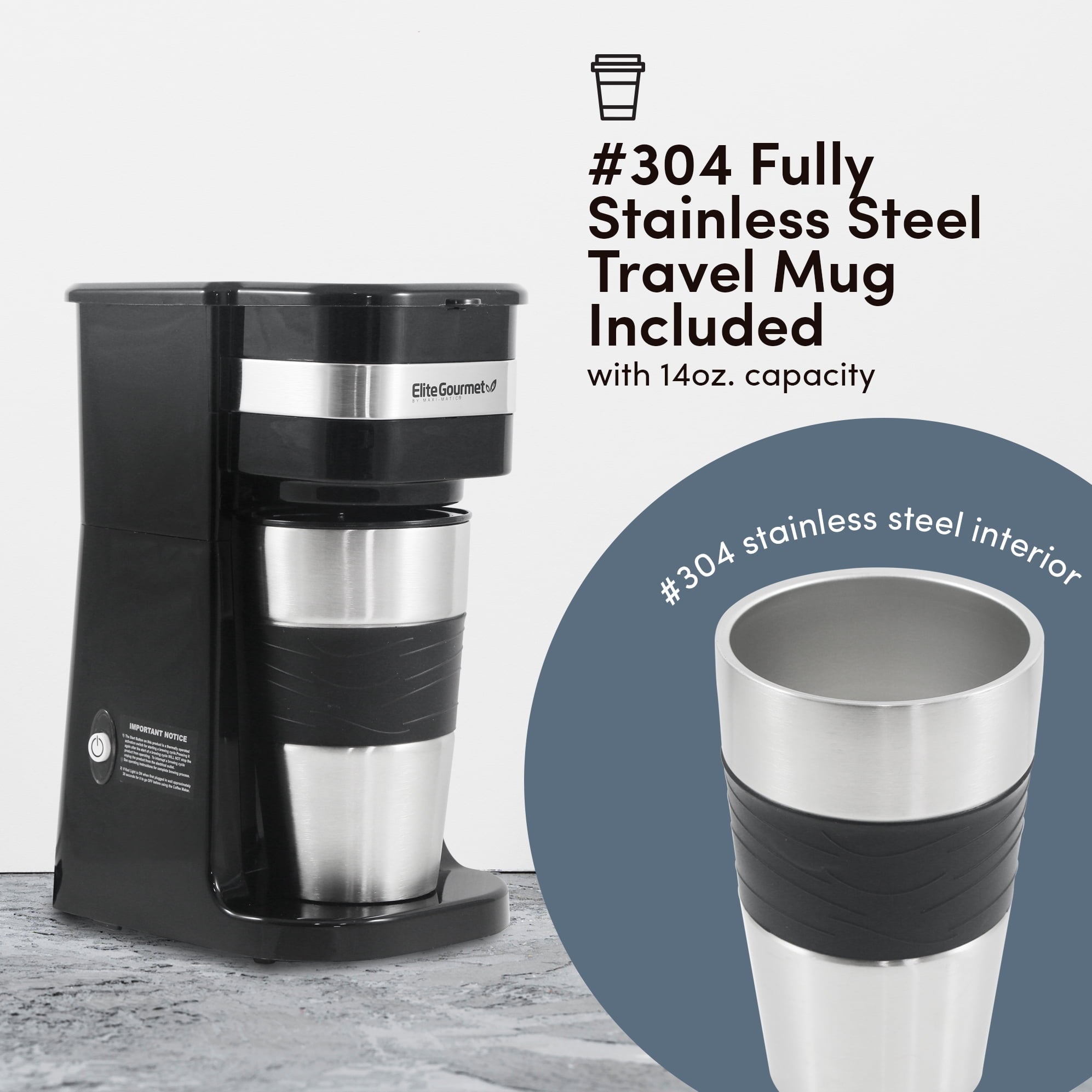 Elite Gourmet Single Serve Coffee Maker