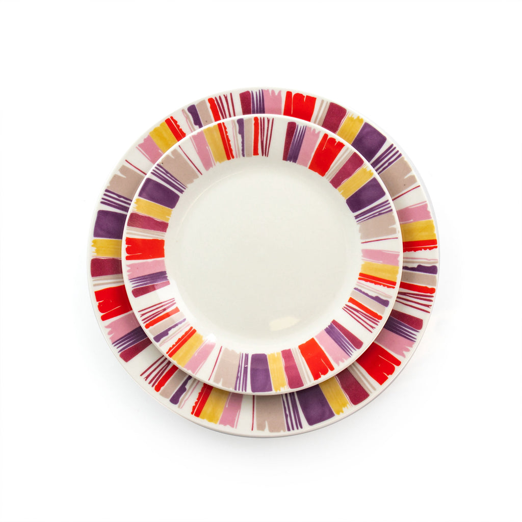 Gibson Home Orleans 12 Piece Ceramic Dinnerware Set