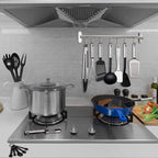 Aertyole Kitchen Utensils Set, 43 PCS Nylon Cooking Utensils Set, Kitchen Spatula Set with Stainless Steel Handles, Heat Resistant Non, Stick Kitchen Gadgets Tools, Pots and Pans Accessories