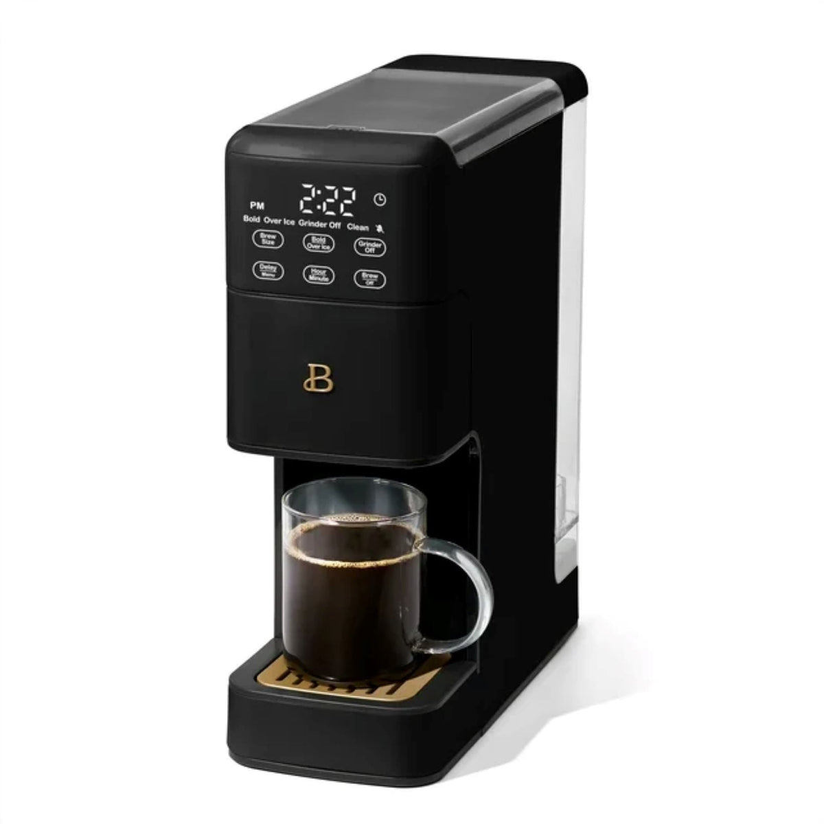 Pastry Reside Perfect Grind™ Programmable Single Serve Coffee Maker with Build-In Grinder, White Icing by Drew Barrymore - Single Serve Coffee Maker