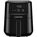 Chefman 2 Qt Compact Air Fryer w/ Digital Display and Shake Reminder - Black