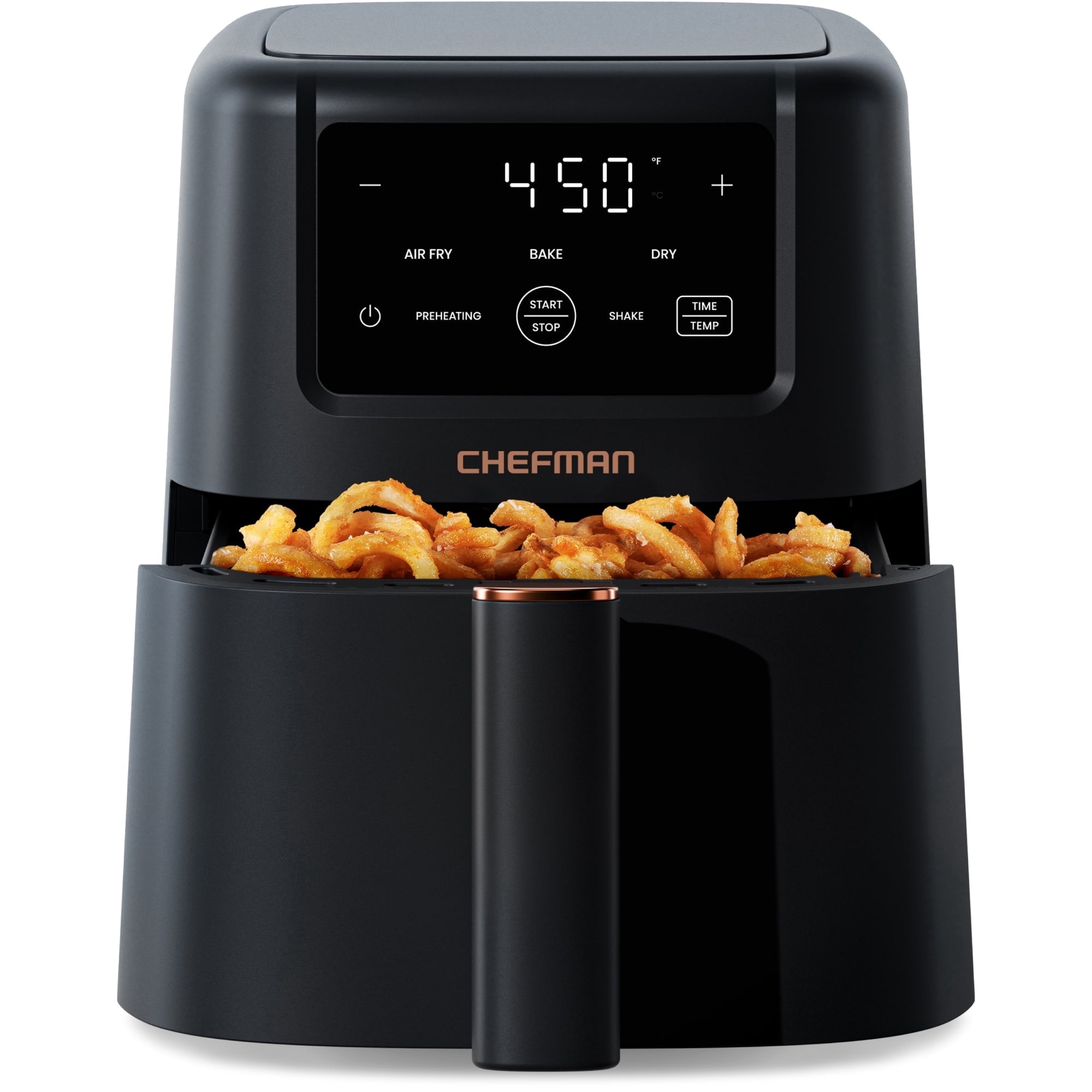 Chefman TurboFry 3-in-1 Air Fryer, 450°F Max Temp with 3.5 Qt. Nonstick Basket – Black