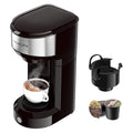 Pastry Reside 2 in 1 Single Serve Coffee Maker for K-Cup Pod & Ground Coffee,Capsule Coffee Machine 6-14oz,Fast Brewing,Compact Small Coffee Brewer for Home Office Travel Dorm RV - Single Serve Coffee Maker