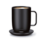 Ember Temperature Control Smart Mug 2, 14 oz, Black, Up To 1.5-hr Battery Life - App Controlled Heated Coffee/Tea Mug - Improved Design