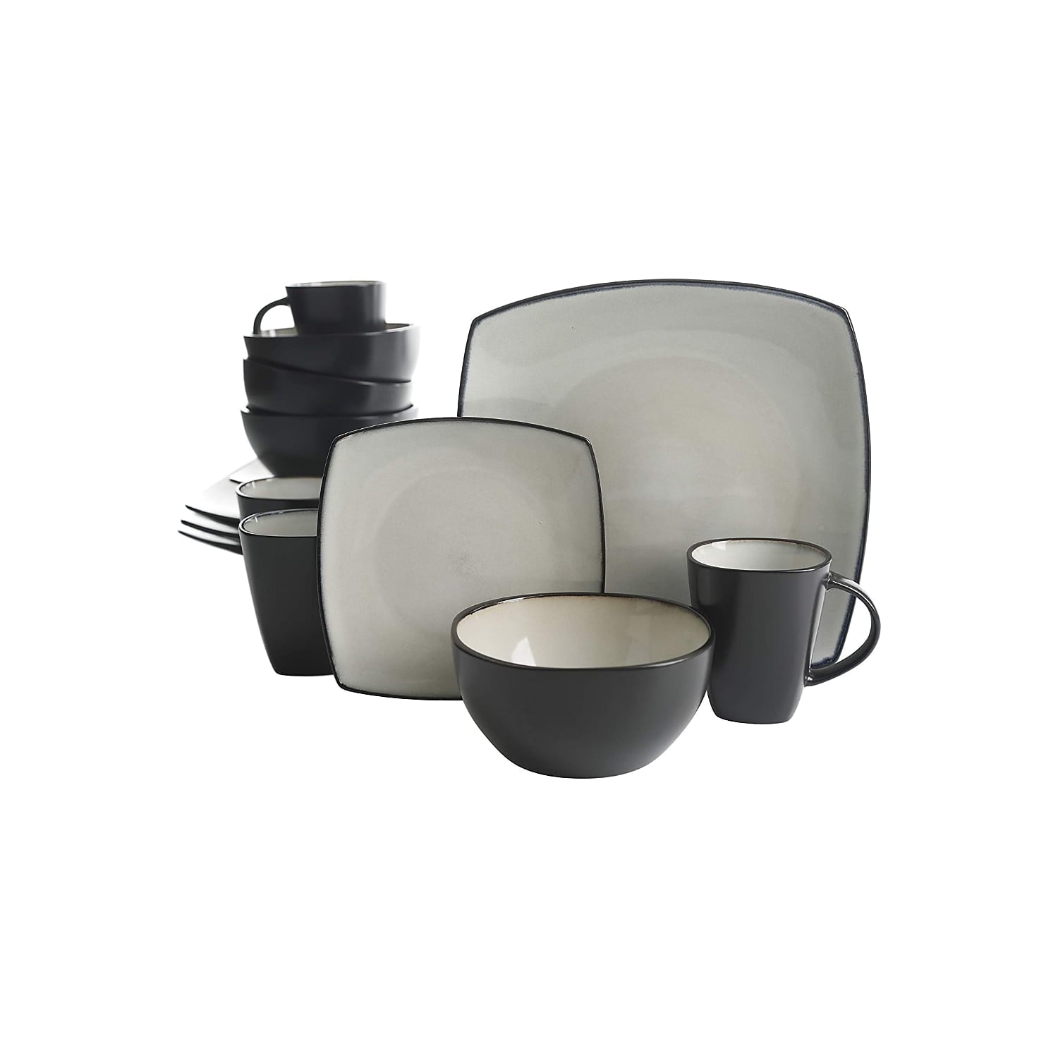 Pastry Reside Home Modern Stoneware Dinner Plates - Dinnerware Set