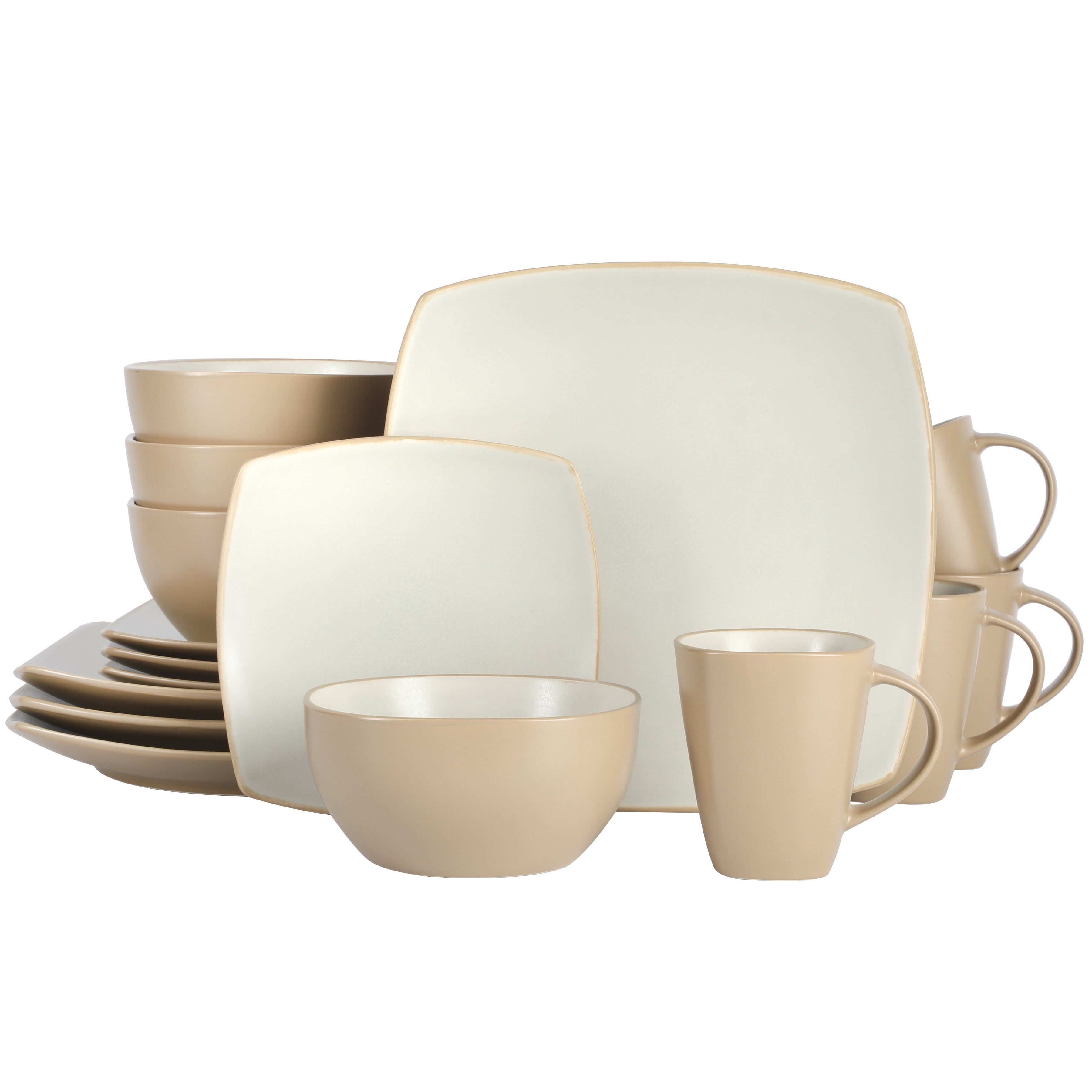 Pastry Reside Home Modern Stoneware Dinner Plates - Dinnerware Set