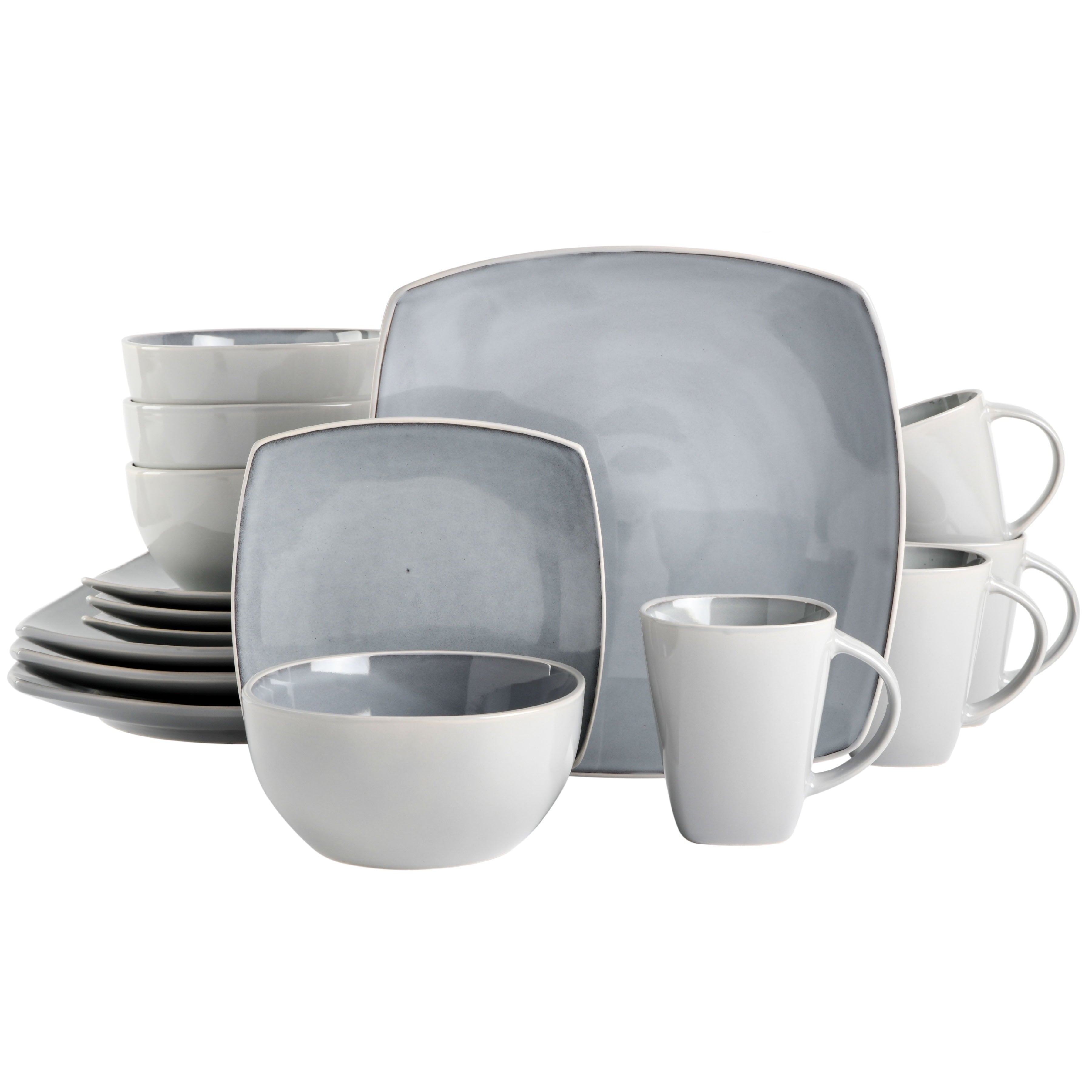 Pastry Reside Home Modern Stoneware Dinner Plates - Dinnerware Set