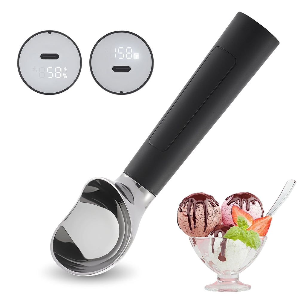 Heated USB Rechargeable Electric Ice Cream Scoop