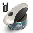 Moreblue One-Touch Automatic Electric Can Opener, USB-C Rechargeable Can Opener Smooth Edge, Hands-Free Countertop Electric Can Opener for Seniors, Arthritis, Weak Hands, Kitchen Gadget Gift
