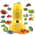 Pure pod Produce Cleaner - Portable Fruit and Vegetable Washing Machine, IPX7 Waterproof Cordless Device for Berries&Meat,OH-ion Food Purifier for Deep Cleaning ,Stainless steel electrode