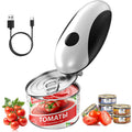 Rechargeable Electric Can Opener - Smooth Edge, One-Touch Automatic Can Opener for Seniors & Arthritis, Type-C Fast Charge, Compact Portable Can Openers, Portable Kitchen Gadgets Fits Most Can Sizes