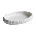 Rock Texture Ceramic Dinner Plate Minimalist Stoneware - Main Dish Plate for Pasta Steak Salad - For Family Meals Hosting & Holiday Dinners Kitchen Household